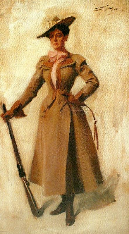 Anders Zorn mrs thompson seton oil painting image